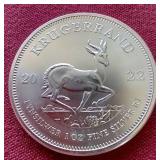 2022 1 oz Silver South Africa Krugerrand