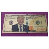 Gold Plated Foil Donald Trump Collectible Note