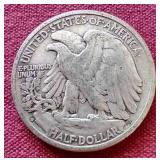 1942-D Walking Liberty Half Dollar