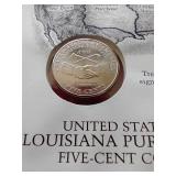 2004 P&D Louisiana Purchase Nickel 1st Day Covers