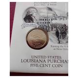 2004 P&D Louisiana Purchase Nickel 1st Day Covers