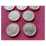 (10) Buffalo Nickels