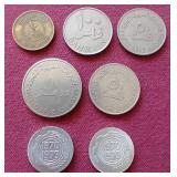 (7) Vintage Middle East Coins