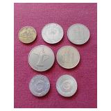 (7) Vintage Middle East Coins