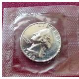 1959 Uncirculated Silver Quarter - Sealed