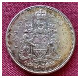 (2) Canada Silver Half Dollars