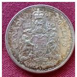 (2) Canada Silver Half Dollars