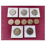 (10) Susan B Anthony Dollars
