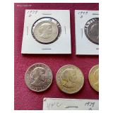 (10) Susan B Anthony Dollars