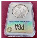 KEY 1889-S Morgan Dollar - PGA MS63