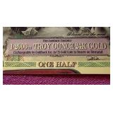 One Half Florida Goldback