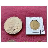 Mixed U.S. Coin Lot - Ike, Wheats, Proof Nickel, Etc