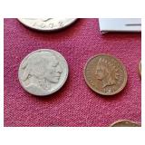 Mixed U.S. Coin Lot - Ike, Wheats, Proof Nickel, Etc