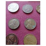 Mixed U.S. Coin Lot - Ike, Wheats, Proof Nickel, Etc