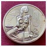 High Relief Cleopatra 2 oz Silver Round