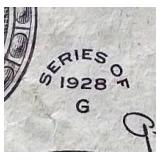Nice 1928 Series $2 Note