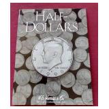 Half Dollar Album With (2) 90% Silver Kennedy Halves