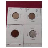 (20) Wheat Pennies in Flips