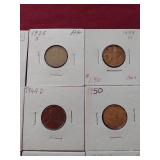 (20) Wheat Pennies in Flips