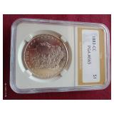 1883-CC Morgan Dollar - PGA MS65