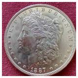 Gorgeous 1887 Morgan Dollar