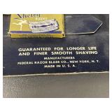 Vintage Shelby Double Edge Razor Blades Display
