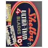 Vintage Shelby Double Edge Razor Blades Display