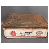 Vintage Harvard Seafood Tin Whitman Ward & Lee