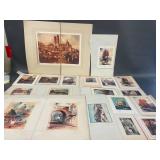 AF Mettel & Other Art Prints Collection - Unique Architectural & Nautical Scenes