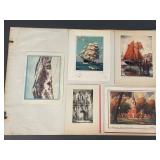 AF Mettel & Other Art Prints Collection - Unique Architectural & Nautical Scenes