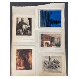 Collection of Art Prints & Vintage Greeting Cards