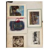 Collection of Art Prints & Vintage Greeting Cards