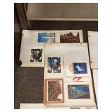 Collection of Art Prints & Vintage Greeting Cards