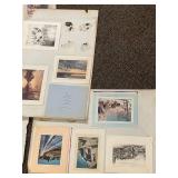 Collection of Art Prints & Vintage Greeting Cards