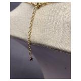 Minimalist Gold Tone Sterling Silver 925 Zodiac Necklace