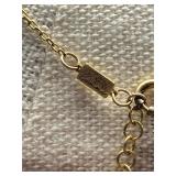 Minimalist Gold Tone Sterling Silver 925 Zodiac Necklace