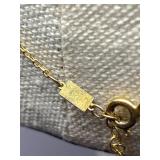 Minimalist Gold Tone Sterling Silver 925 Zodiac Necklace