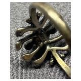 Sterling Silver 925 Floral Pearl Ring Size 7.5