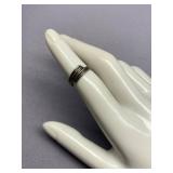 Vintage Sterling Silver 925 Wave Design Ring Size 4.5