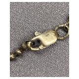 Vintage Sterling Silver 925 Necklace with Pearl Pendant