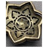 Sterling Silver Filigree 925 Marcasite Pendant Jewelry