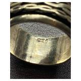 Sterling Silver 925 Spinner Ring Size 4