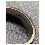 Vintage Sterling Silver 925 Tribal Band Ring Size 9.75