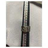 Sterling Silver 925 Ring Intricate Design Size 6