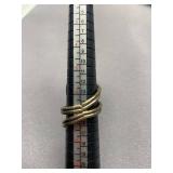 Sterling Silver 925 Ring Twist Design Size 7