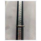 Sterling Silver 925 Floral Design Statement Ring Size 8