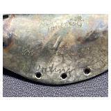 Signed Sterling Silver Iridescent 925 Artistic Brooch