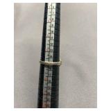 Sterling Silver 925 Spider Ring with Red Stone Size 7