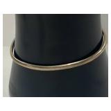 Sterling Silver 925 Larimar Stone Bangle Bracelet