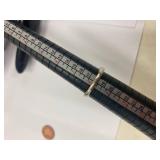 Sterling Silver 925 Ring w/ Square Purple Stone Size 8